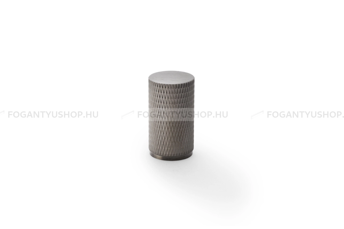 ALEXANDER & WILKS Bútorfogantyú - Brunel 35 recézett - 1 furatos - PVD sötét bronz - Réz - Prémium gombfogantyú, bútorgomb