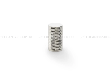 ALEXANDER & WILKS Fogantyú - Brunel 35 recézett - polírozott nikkel - Réz - Prémium fogantyúk