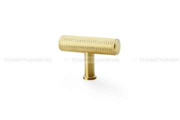 ALEXANDER & WILKS Bútorfogantyú - Crispin recézett PVD - PVD szatén réz - Réz - Prémium fogantyúk