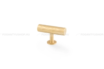 ALEXANDER & WILKS Bútor fogantyú - Leila kalapált - szatén réz - Réz - Prémium fogantyúk