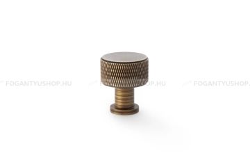 ALEXANDER & WILKS Bútor fogantyú - Lucia 29 recézett - antik réz - Réz - Prémium fogantyúk