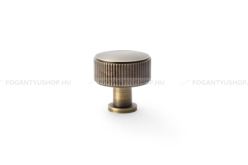 ALEXANDER & WILKS Bútorfogantyú - Lucia 35 bordázott - antik réz - Réz - Prémium fogantyúk