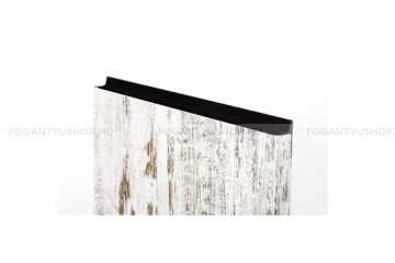 VIEFE Bútor fogantyú - Viefe GRADA élbe ültethető - Matt fekete LM2 - Alumínium - Bútorajtó élébe marható, süllyeszthető színes fém fogantyú