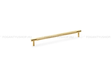 ALEXANDER & WILKS Bútor fogantyú - Brunel 224 recézett PVD - PVD szatén réz - Réz - Prémium fogantyúk