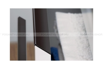 VIEFE Bútor fogantyú - Viefe STEEP élbe ültethető ajtóhoz - Matt fekete LM2 - Alumínium - Darabolható színes fém bútorfogantyú (fogantyú profil)