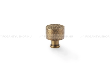 ALEXANDER & WILKS Bútorfogantyú - Leila kalapált 30 - antik réz - Réz - Prémium fogantyúk