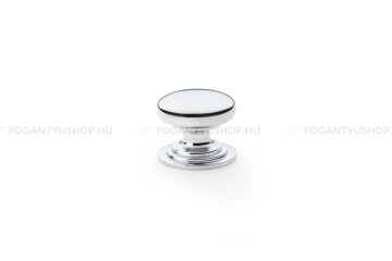 ALEXANDER & WILKS Bútorfogantyú - Waltz 32 - polírozott króm - Réz - Prémium fogantyúk