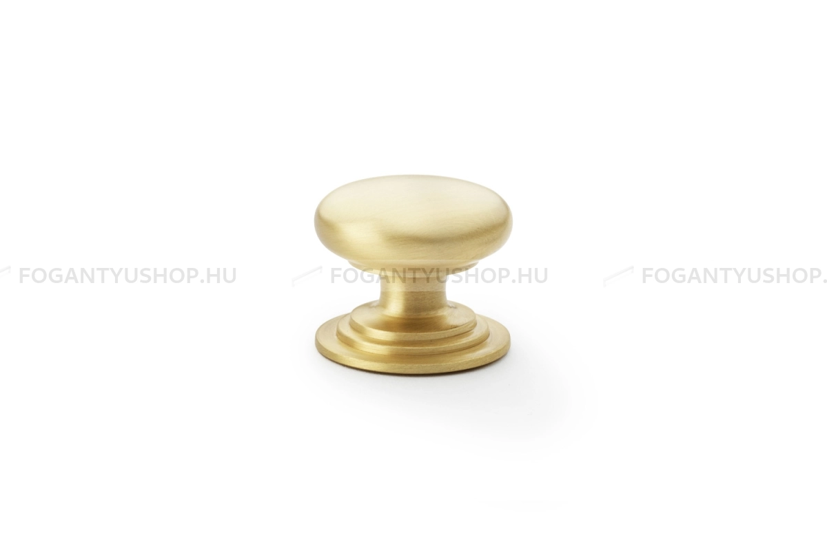 ALEXANDER & WILKS Bútor fogantyú - Waltz 38 - 1 furatos - szatén réz - Réz - Prémium gombfogantyú, bútorgomb