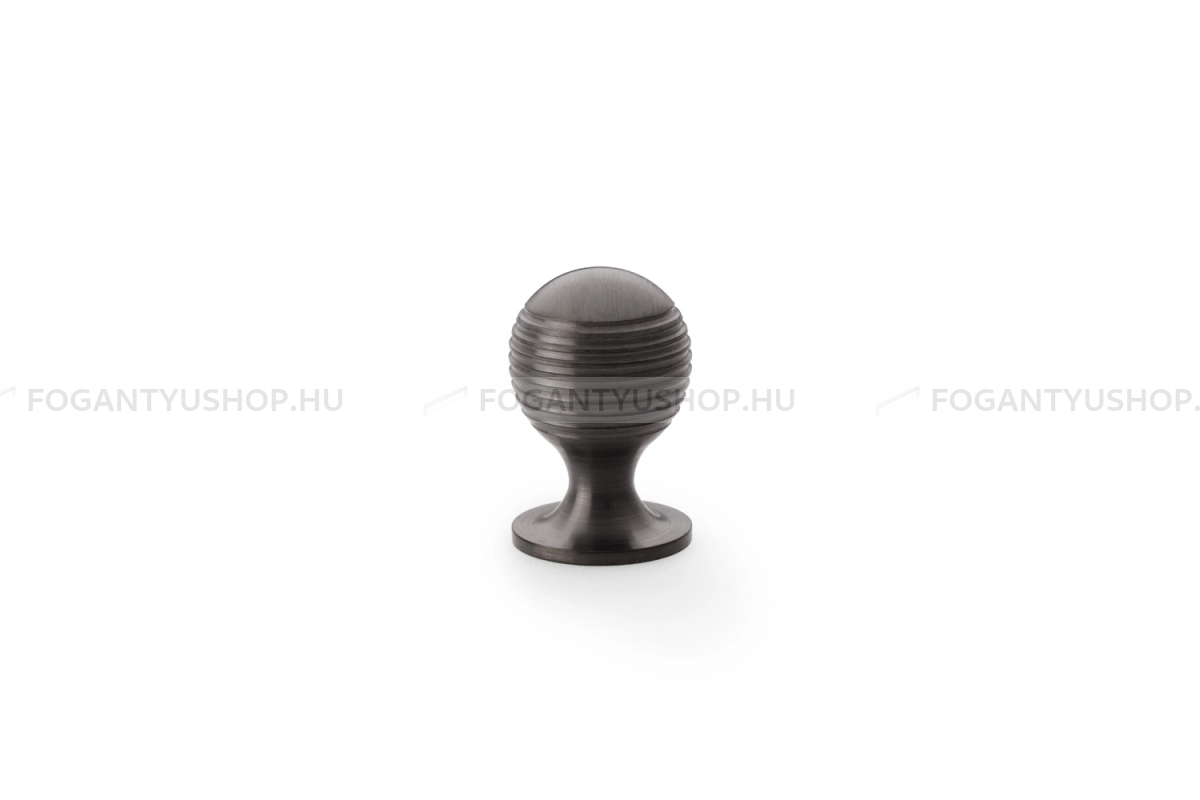 ALEXANDER & WILKS Bútorfogantyú - Caesar 25 PVD PVD - 1 furatos - PVD sötét bronz - Réz - Prémium gombfogantyú, bútorgomb