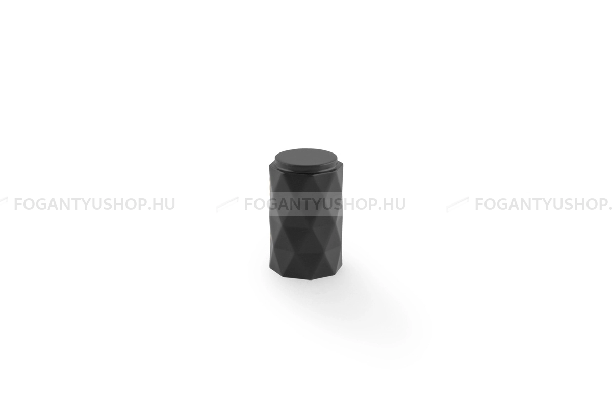 ALEXANDER & WILKS Fogantyú - Diamond Cut 30 - 1 furatos - fekete - Réz - Prémium gombfogantyú, bútorgomb