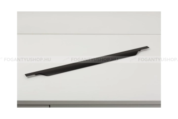 VIEFE Fogantyú - Viefe VECTOR élbe ültethető 20 ajtóhoz - Csiszolt fekete L30 - Alumínium - Bútorajtó élébe marható, süllyeszthető színes fém fogantyú