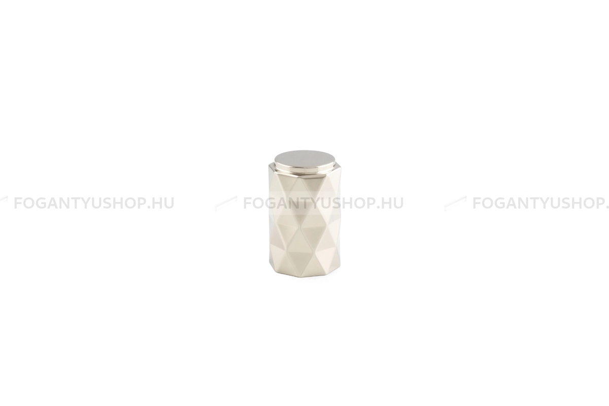 ALEXANDER & WILKS Bútor fogantyú - Diamond Cut 30 PVD PVD - 1 furatos - PVD polírozott nikkel - Réz - Prémium gombfogantyú, bútorgomb