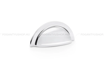 ALEXANDER & WILKS Bútorfogantyú - Bardom Ridged - polírozott króm - Réz - Prémium fogantyúk