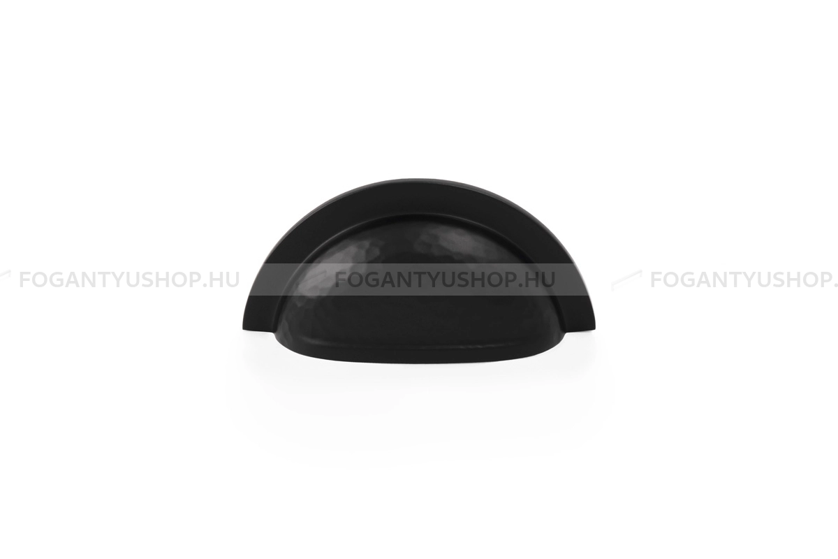 ALEXANDER & WILKS Fogantyú - Bardom kalapált - furattáv 76 mm - fekete - Réz - Prémium kagyló fogantyúk