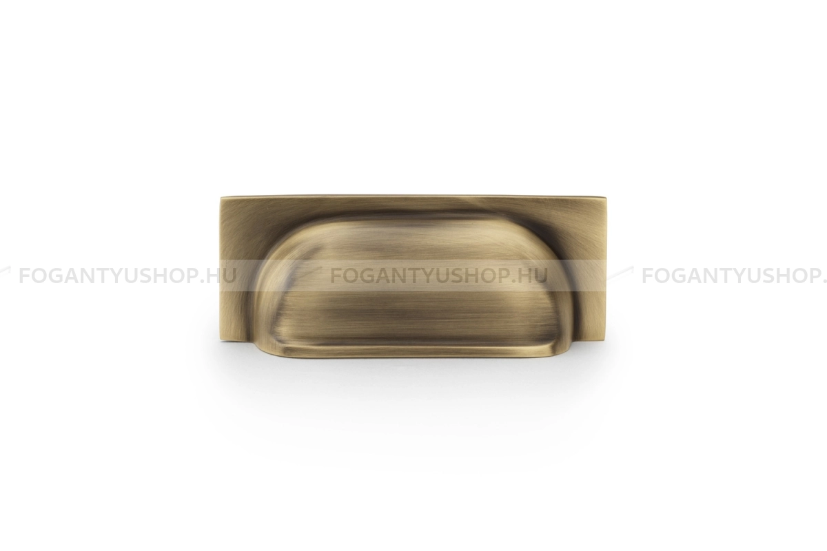 ALEXANDER & WILKS Fogantyú - Quantock 96 - furattáv 96 mm - antik réz - Réz - Prémium kagyló fogantyúk