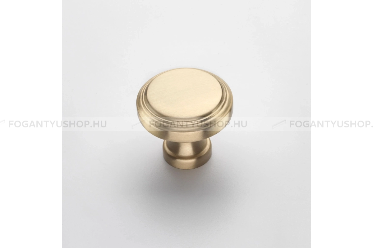 CROFTS & ASSINDER Fogantyú - Knightsbridge 32 - 1 furatos - szatén réz - Réz - Prémium gombfogantyú, bútorgomb