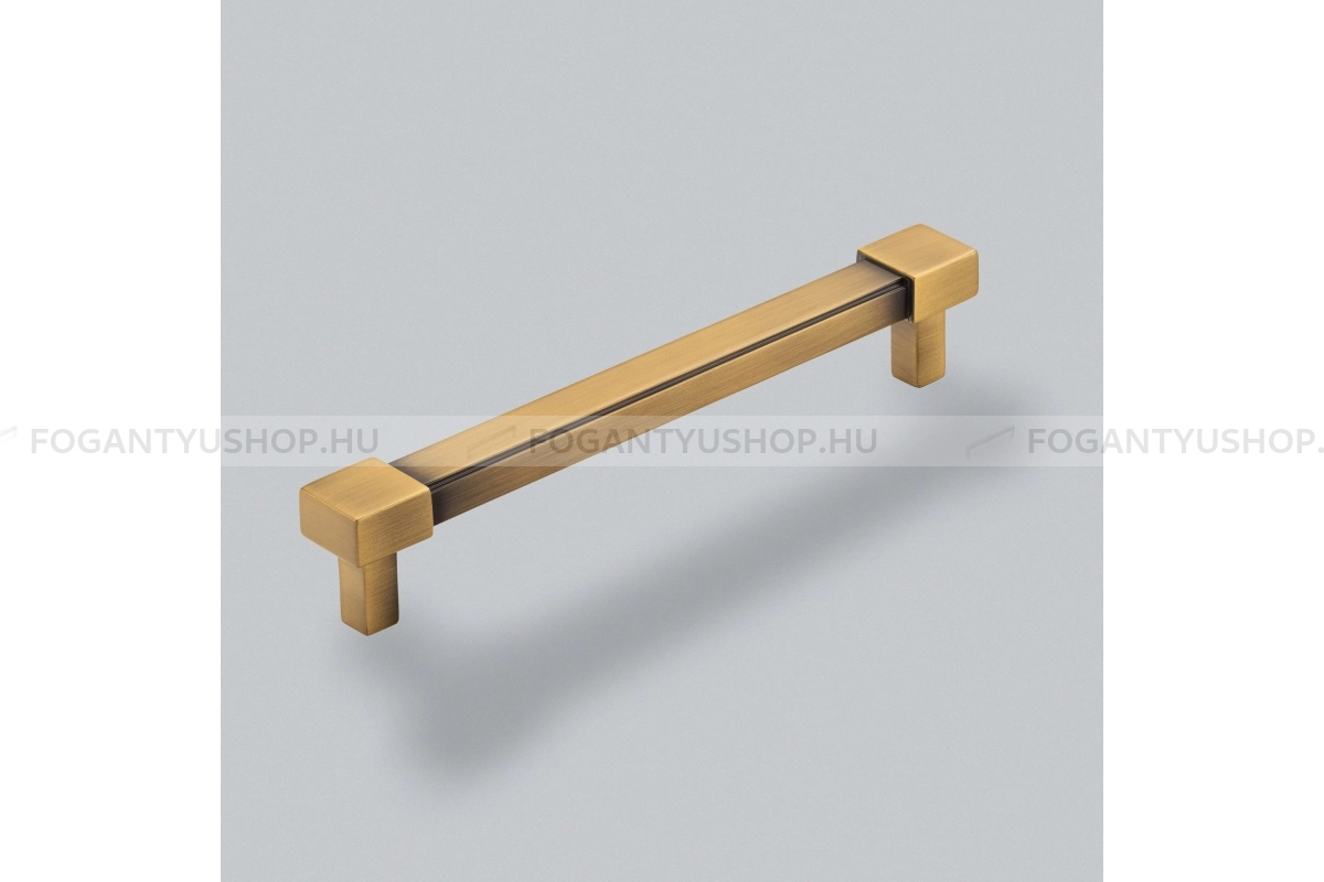 HENDEL & HENDEL Bútorfogantyú - Bailgate 160 furattáv 160 furattáv 160 furattáv 160 - furattáv 160 mm - antik réz - Zamak fém ötvözet - Prémium két furatos bútorfogantyúk