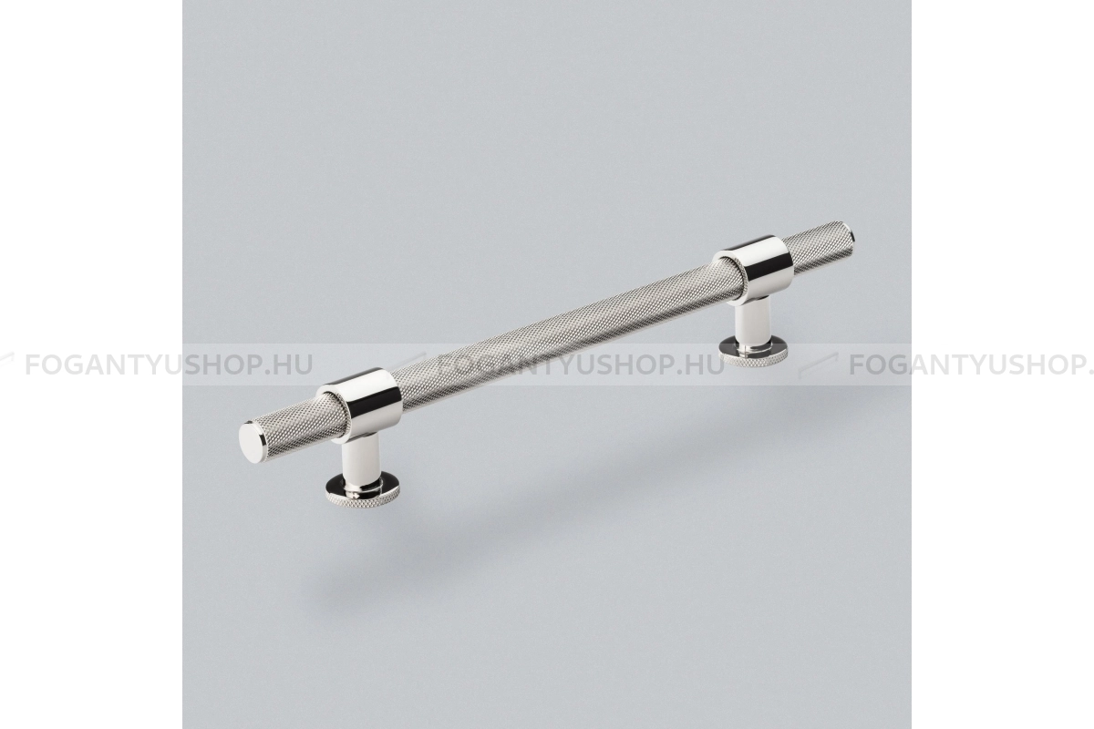 HENDEL & HENDEL Bútor fogantyú - Belgravia 160 - furattáv 160 mm - polírozott nikkel - Réz - Prémium két furatos bútorfogantyúk