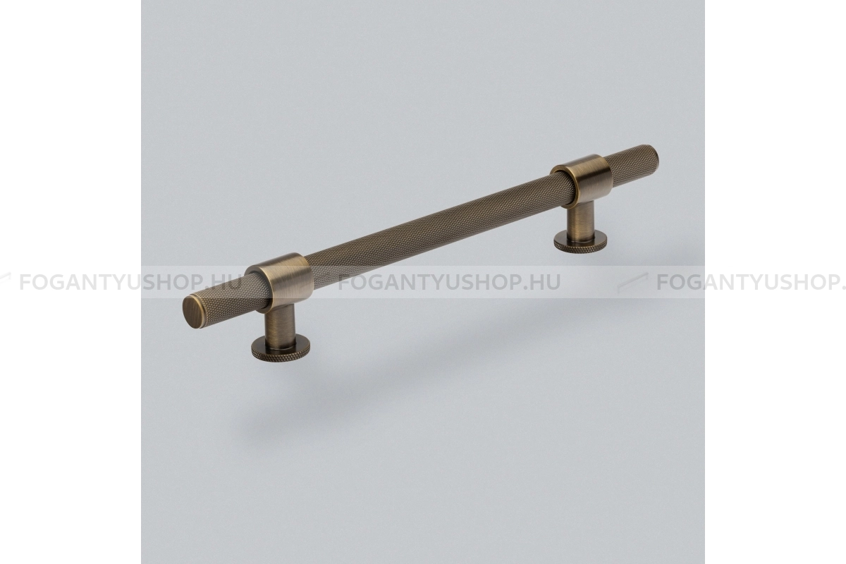 HENDEL & HENDEL Bútorfogantyú - Belgravia 160 - furattáv 160 mm - antik réz - Réz - Prémium két furatos bútorfogantyúk