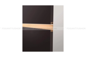 VIEFE Bútor fogantyú - Viefe JEY2 élbe ültethető - Csiszolt pezsgő L618 - Alumínium - Bútorajtó élébe marható, süllyeszthető színes fém fogantyú