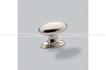 HENDEL & HENDEL Bútorfogantyú - Greenwich 38 égetett ovális - polírozott nikkel - Réz - Prémium fogantyúk