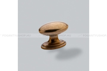 HENDEL & HENDEL Fogantyú - Greenwich 38 patinázott ovális - patinázott sárgaréz - Réz - Prémium fogantyúk