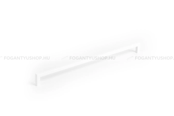 VIEFE Bútor fogantyú - Viefe U - Matt fehér ZM1 - Zamak fém ötvözet - Egy méretben gyártott színes fém bútorfogantyú