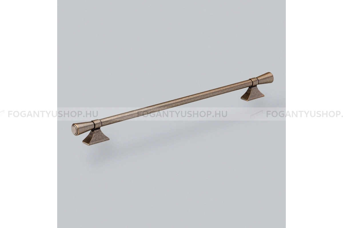 HENDEL & HENDEL Bútorfogantyú - Pembrey 320 - furattáv 320 mm - bronz - Zamak fém ötvözet - Prémium két furatos bútorfogantyúk