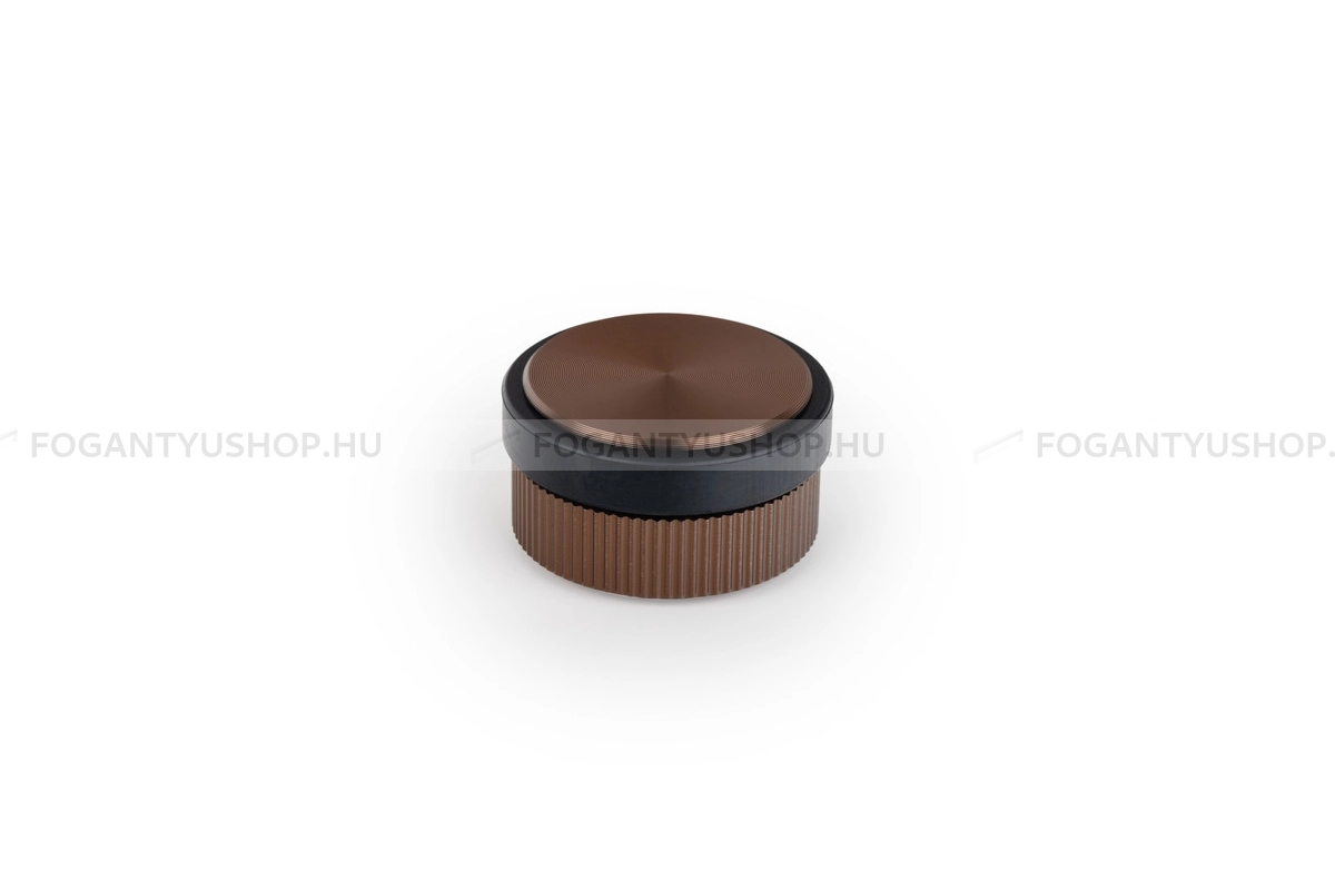 VIEFE Ajtóütköző BROOKLYN L619 L619 - Csiszolt bronz L619 - Zamak fém ötvözet - Ajtóütköző, ajtókitámasztó (padlóra tehető, padlóra, falra, ajtóra szerelhető)