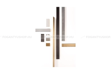 VIEFE Fogantyú - Viefe WAY - Matt fehér LM1 - Alumínium - Bútorajtó élére ültethető színes fém fogantyú