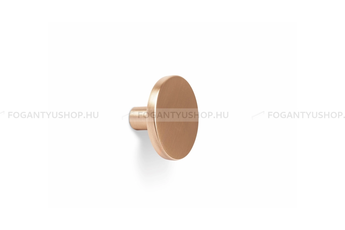 VIEFE Gomb fogantyú - COMO Z618 Z618 - 1 furatos - Csiszolt pezsgő Z618 - Zamak fém ötvözet - Színes fém gombfogantyú, bútorgomb