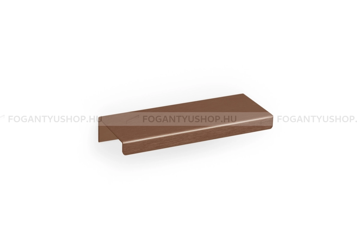 VIEFE Bútorfogantyú - WAY - furattáv 64 mm - Csiszolt bronz L619 - Alumínium - Bútorajtó élére ültethető színes fém fogantyú