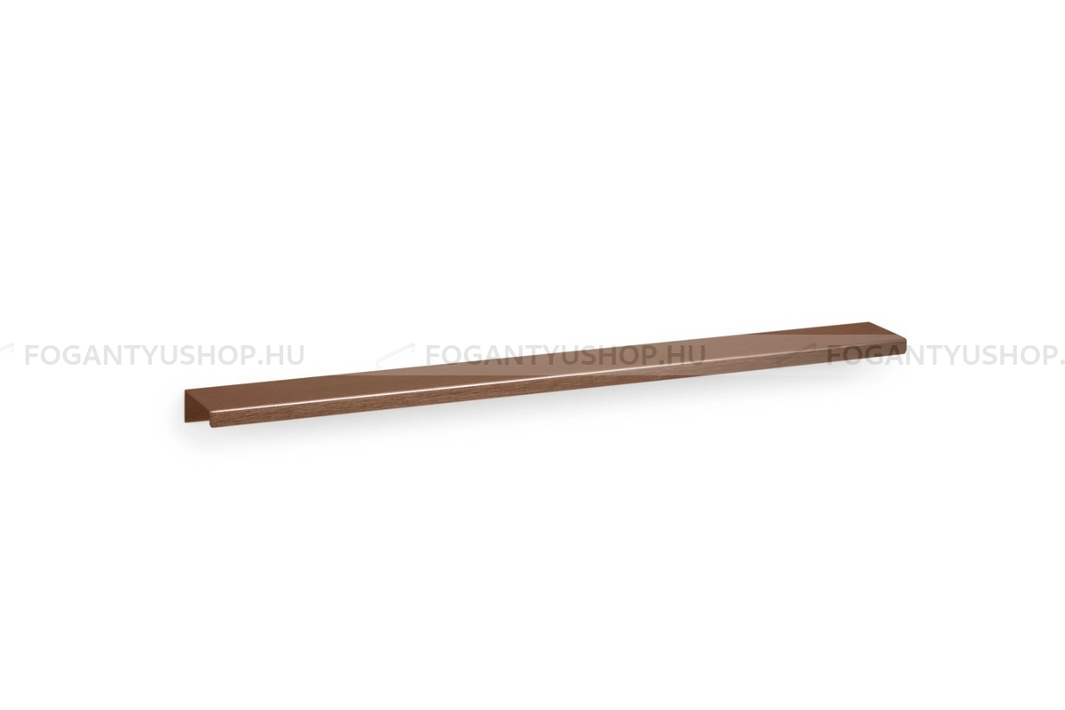 VIEFE Fogantyú - WAY - furattáv 736 mm - Csiszolt bronz L619 - Alumínium - Bútorajtó élére ültethető színes fém fogantyú