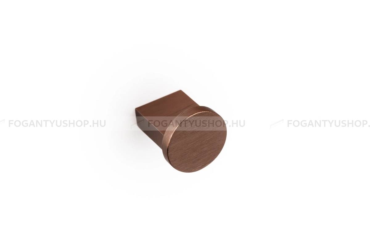VIEFE Bútorgomb - NEXX D25 - 1 furatos - Csiszolt bronz L619 - Alumínium - Színes fém gombfogantyú, bútorgomb