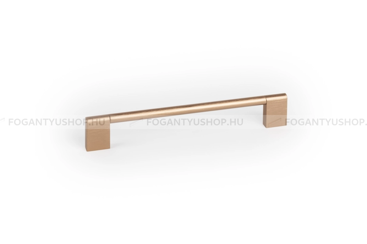 VIEFE Bútorfogantyú - NEXX peszgő - furattáv 160 mm - Csiszolt pezsgő L618 - Alumínium - Egy méretben gyártott színes fém bútorfogantyú