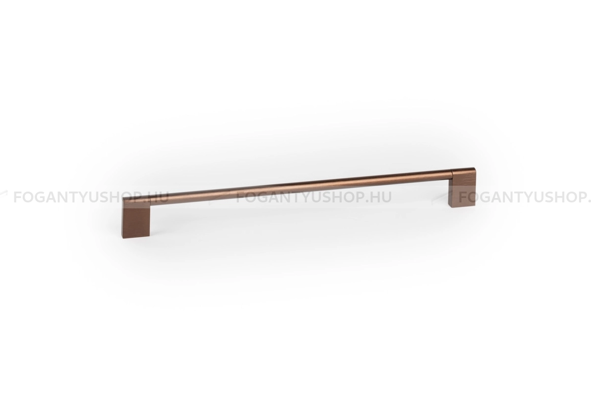 VIEFE Bútor fogantyú - NEXX - furattáv 256 mm - Csiszolt bronz L619 - Alumínium - Egy méretben gyártott színes fém bútorfogantyú