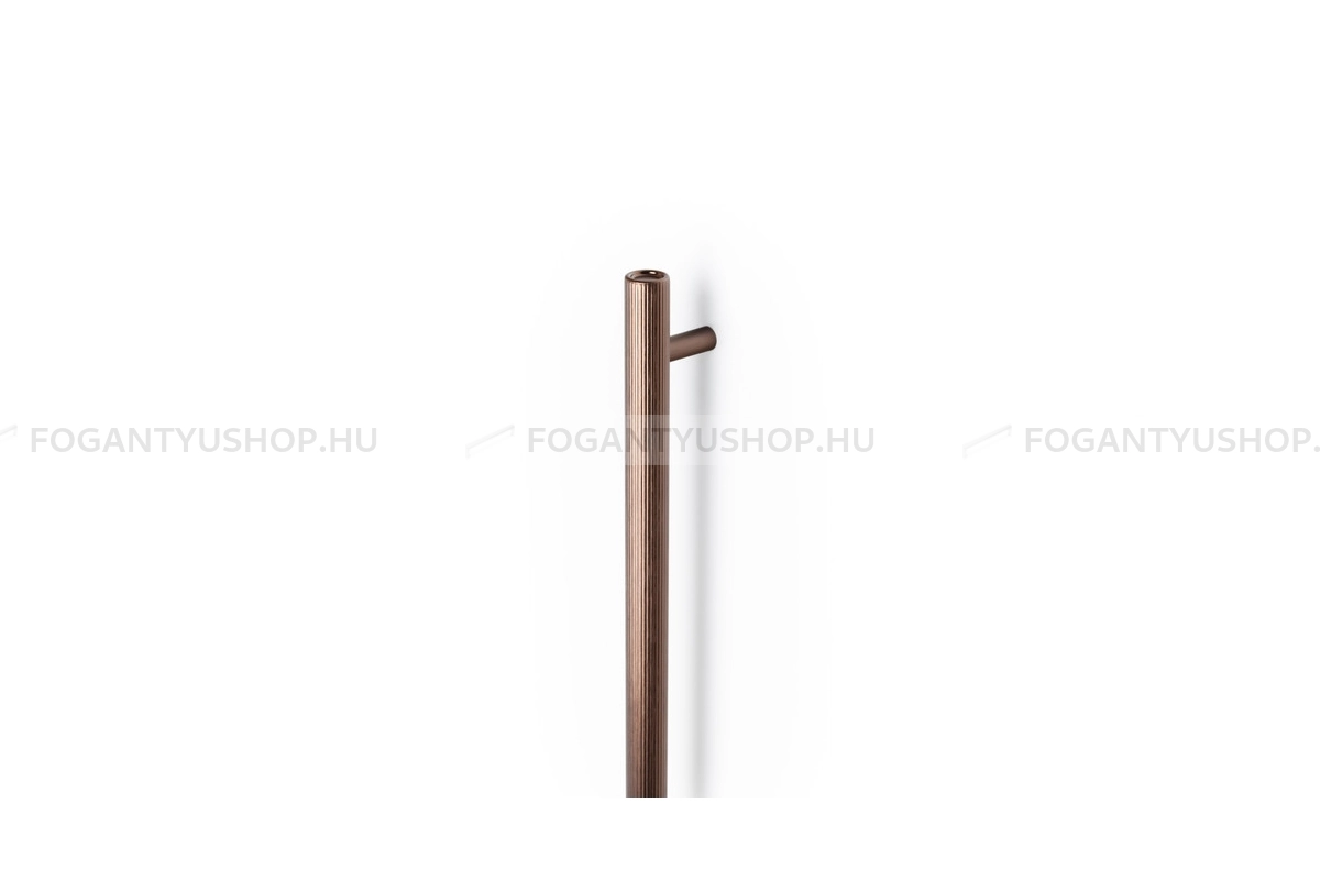 VIEFE Bútorfogantyú - BOTO - 1 furatos - Csiszolt bronz L619 - Alumínium - Egy méretben gyártott színes fém bútorfogantyú