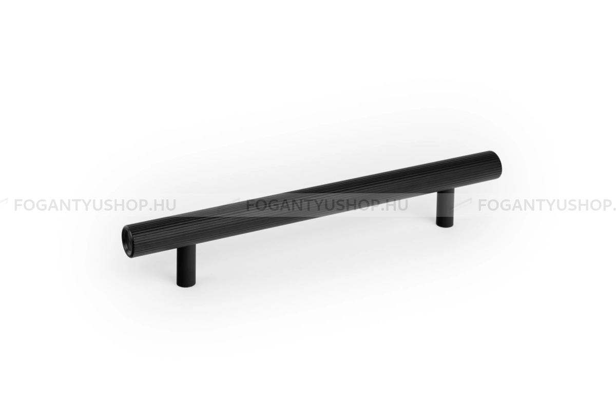 VIEFE Bútorfogantyú - BOTO - furattáv 160 mm - Csiszolt fekete L30 - Alumínium - Egy méretben gyártott színes fém bútorfogantyú
