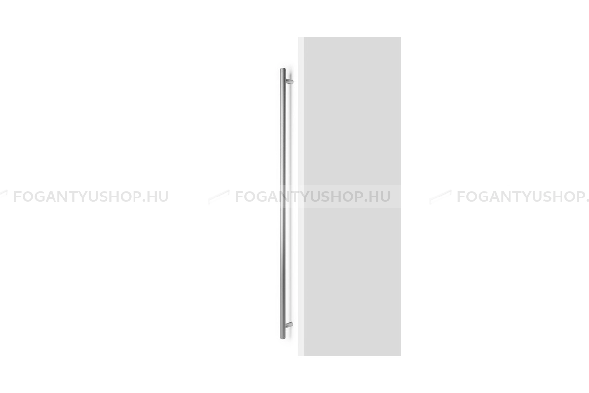VIEFE Bútor fogantyú - BOTO BIG - furattáv 1024 mm - Szálcsiszolt L24 - Alumínium - Egy méretben gyártott fém bútorfogantyú
