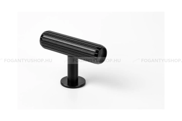 VIEFE Gomb fogantyú - Viefe RILLE - Csiszolt fekete L30 - Alumínium - Színes fém gombfogantyú, bútorgomb