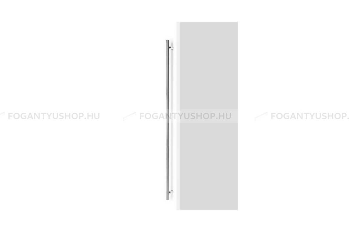 VIEFE Bútor fogantyú - BOTO BIG - furattáv 1024 mm - Polírozott nikkel L05 - Alumínium - Egy méretben gyártott fém bútorfogantyú