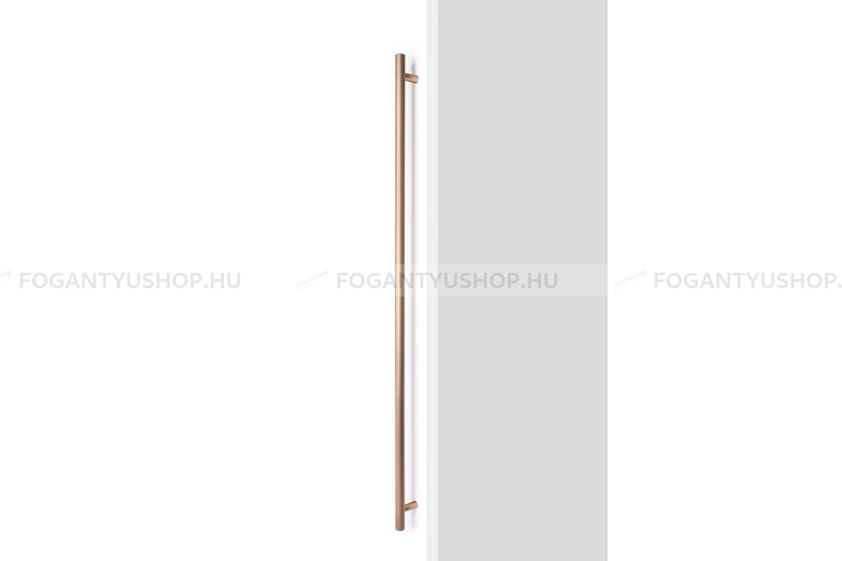 VIEFE Bútorfogantyú - BOTO BIG - furattáv 1024 mm - Csiszolt pezsgő L618 - Alumínium - Egy méretben gyártott színes fém bútorfogantyú