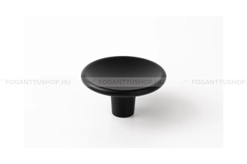 VIEFE Gomb fogantyú - Viefe DISC D38 - Matt fekete ZM2 - Zamak fém ötvözet - Színes fém gombfogantyú, bútorgomb