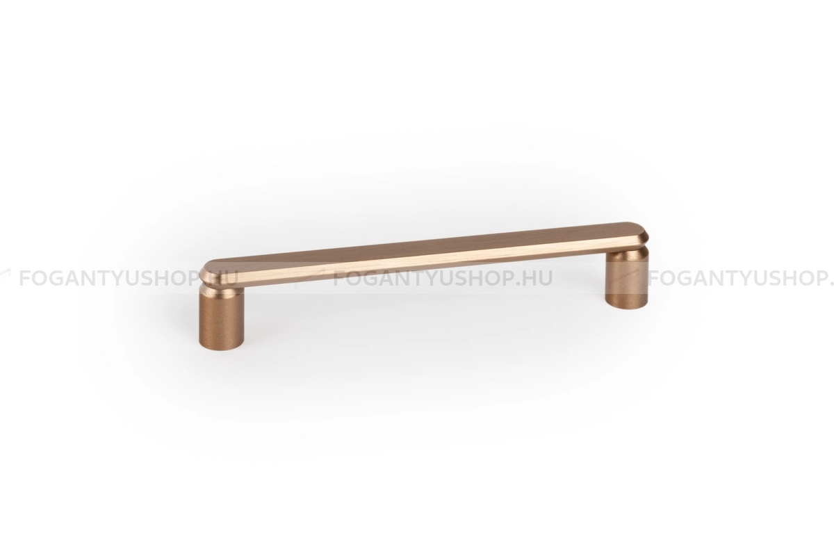 VIEFE Bútor fogantyú - FASE - furattáv 160 mm - Csiszolt pezsgő L618 - Alumínium - Egy méretben gyártott színes fém bútorfogantyú