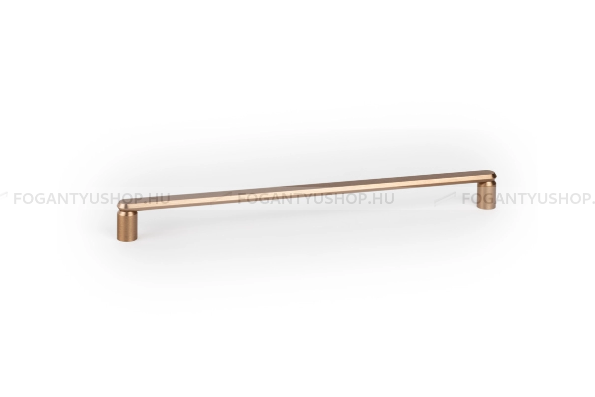 VIEFE Fogantyú - FASE - furattáv 320 mm - Csiszolt pezsgő L618 - Alumínium - Egy méretben gyártott színes fém bútorfogantyú