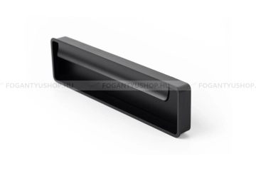 VIEFE Bútor fogantyú - Viefe FOLD - Matt fekete ZM2 - Zamak fém ötvözet - Bútorajtó felületébe marható, süllyeszthető színes fém fogantyú 