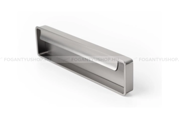 VIEFE Fogantyú - Viefe FOLD - Csiszolt nikkel Z23 - Zamak fém ötvözet - Bútorajtó felületébe marható, süllyeszthető fém fogantyú