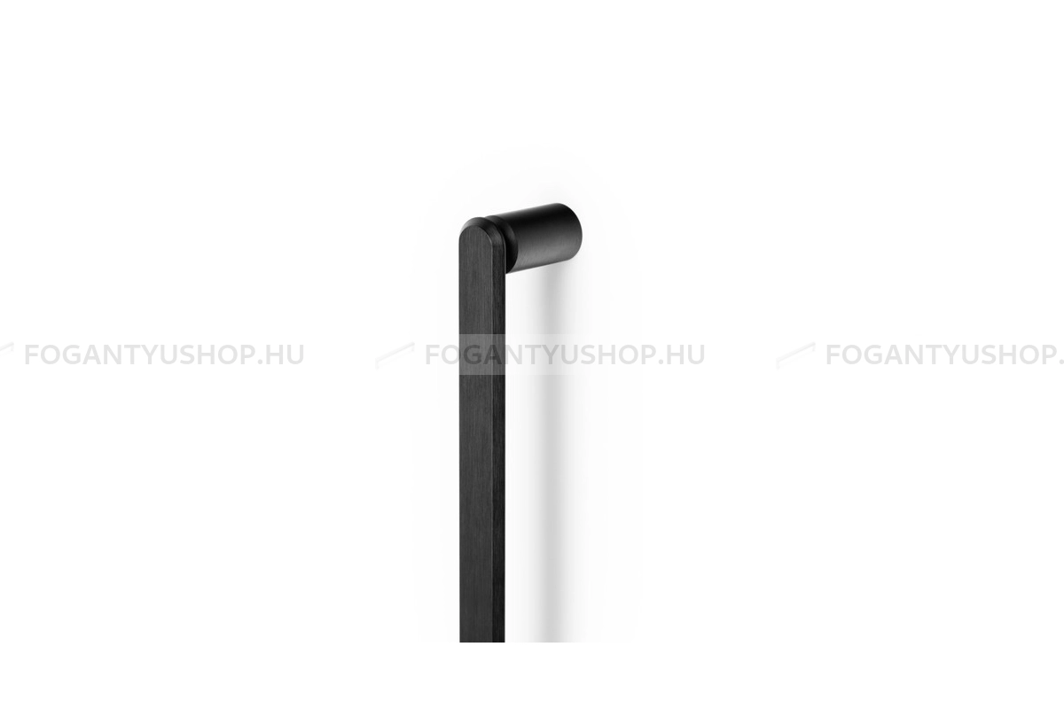 VIEFE Bútorfogantyú - FASE BIG - furattáv 480 mm - Csiszolt fekete L30 - Alumínium - Egy méretben gyártott színes fém bútorfogantyú