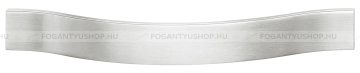 HAFELE Bútor fogantyú - 160 mm - 108.89 - Ezüst inox (szálcsiszolt) - Alumínium