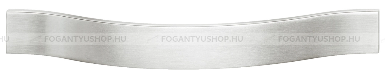HAFELE Fogantyú - 160 108.89 - furattáv 160 mm - Ezüst inox (szálcsiszolt) SNiL - Alumínium - Egy méretben gyártott fém bútorfogantyú
